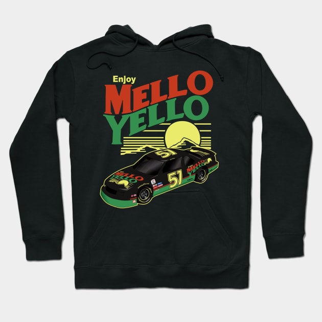 Cole Trickle Mello Yello Car Hoodie by ArielAutoArt